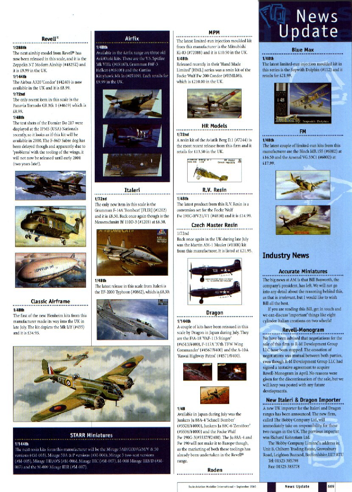 Scale Aviation Modeller International 2000-09